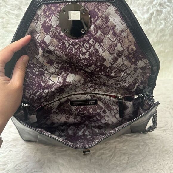 Elliott Lucca Bali Cordoba Woven Leather Clutch Shoulder Bag Convertible‎ - Picture 6 of 10